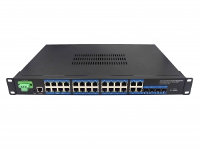 管理型千兆 4光24-M 電工業(yè)級交換機