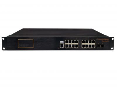 機架式M系列管理型POE千兆2光16電SFP